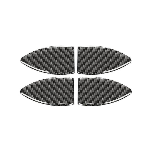 Car Interior Door Bowl Cover Trim Carbon Fiber Accessories