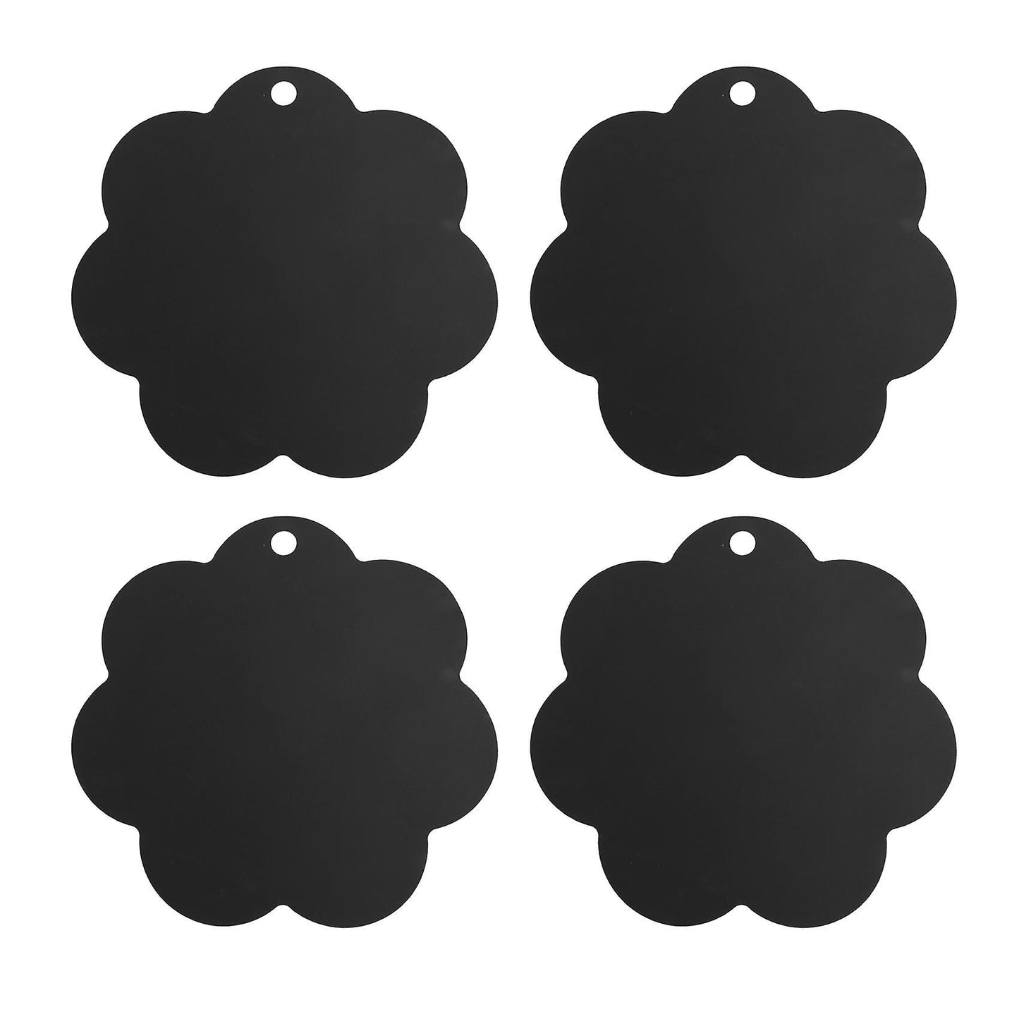 4 Pc Electric Induction Hob Protector Mat 25cm Anti-slip Mat Silicone