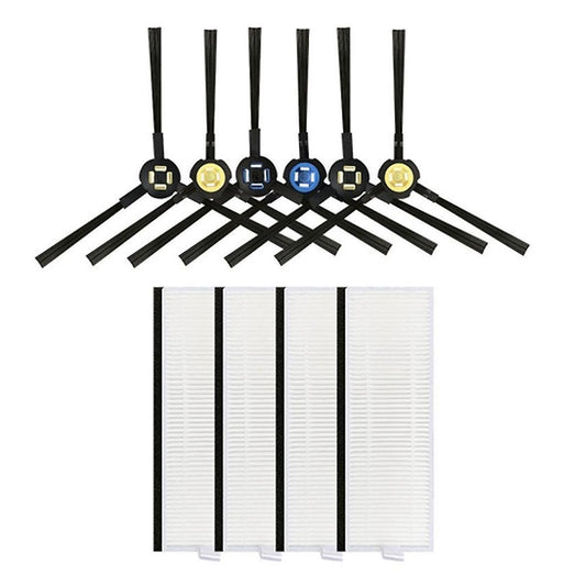 10pcs Side Brush Hepa Filter for Silvercrest Ssr1 Ilife A7/a9s/x785