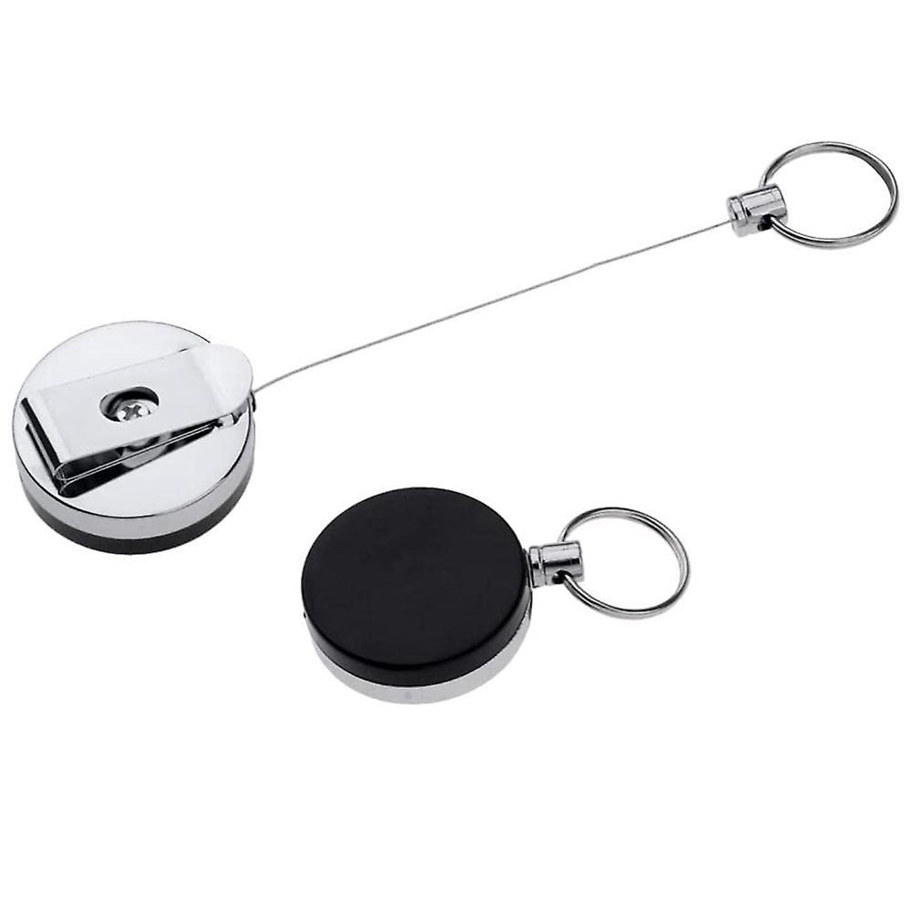 2pcs Retractable Fishing Line Line Cutter Keychain