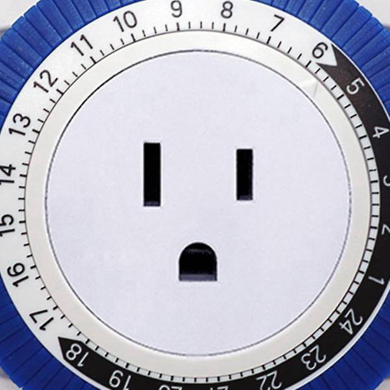 24 Hour Timer Socket 230v Wall Outlet Protector Energy (us Plug)