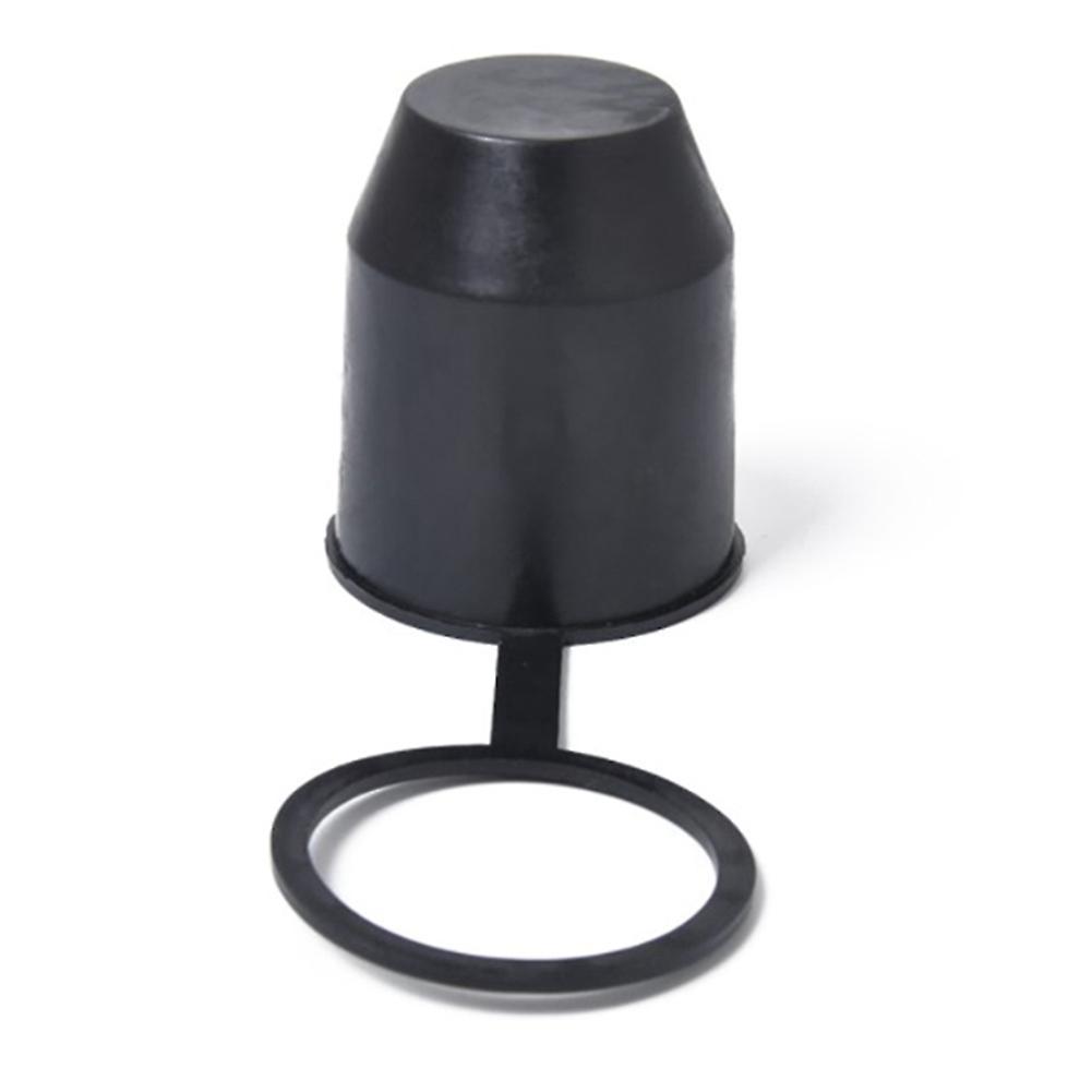 Black Tow Bar Ball Push-in Type Cover Cap Car Hitch Towball Trailer