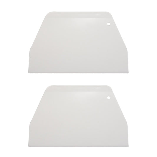 19 Cm X 12.5cm Flat White Plastic Cake Decorator Dough Pastry