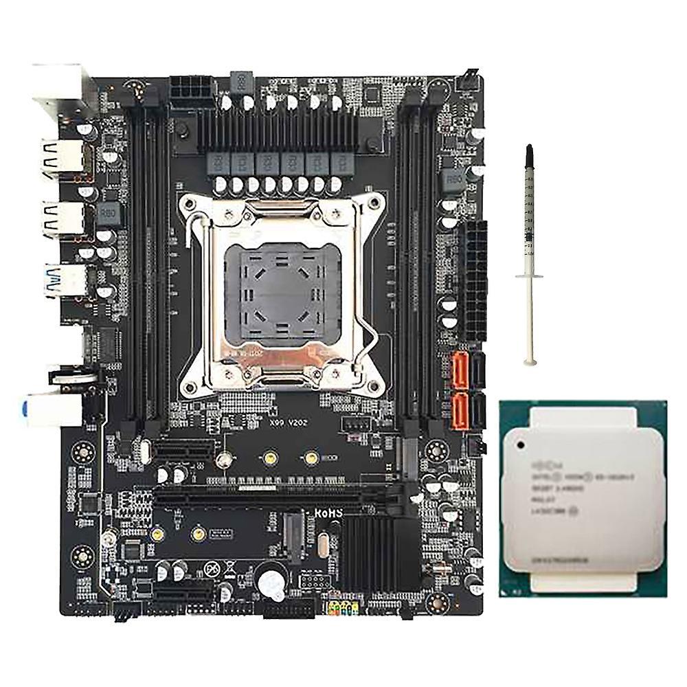 X99 Motherboard Set with E5 2620 Cpu+thermal Grease Lga2011-3 Pin