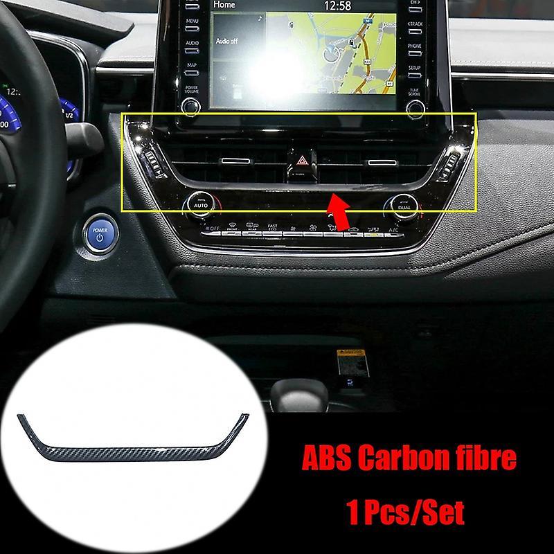 Car Navigation Frame Sticker for Toyota Corolla E210 Silver