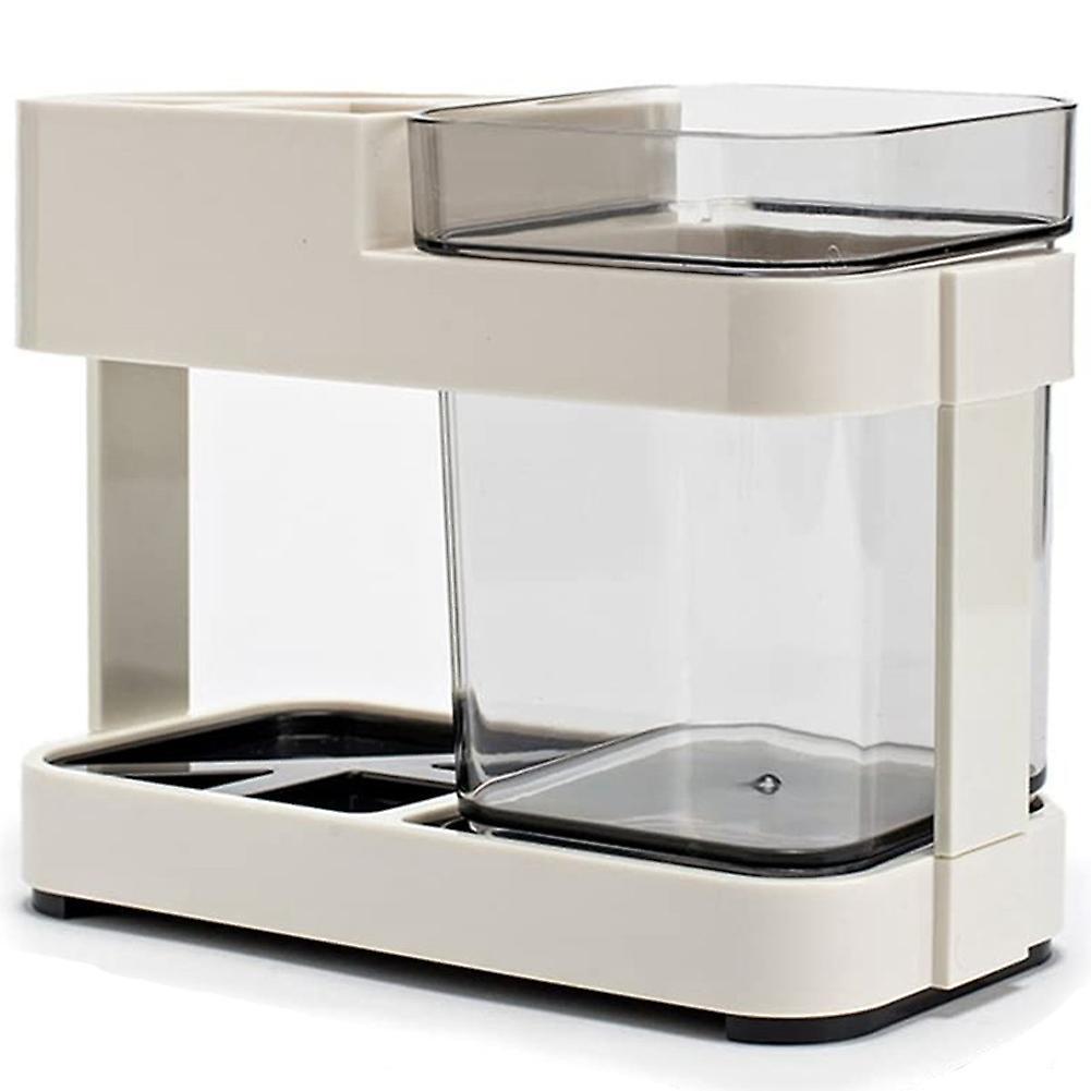 Toothbrush Toothpaste Holder with 1 Cup Bathroom Storage Organizer
