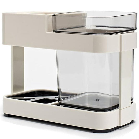 Toothbrush Toothpaste Holder with 1 Cup Bathroom Storage Organizer