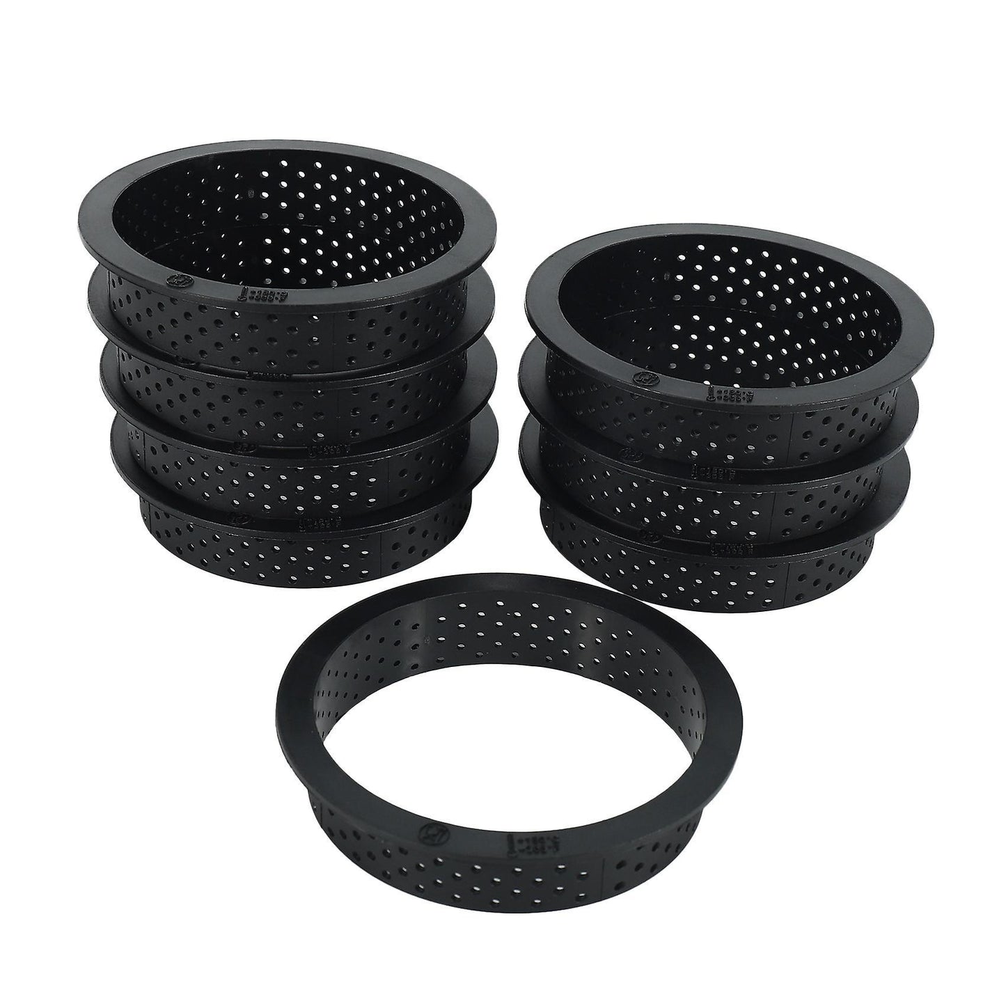 Round Shape Bakeware Diy Decorating Tool,decorating Bakeware 8pcs