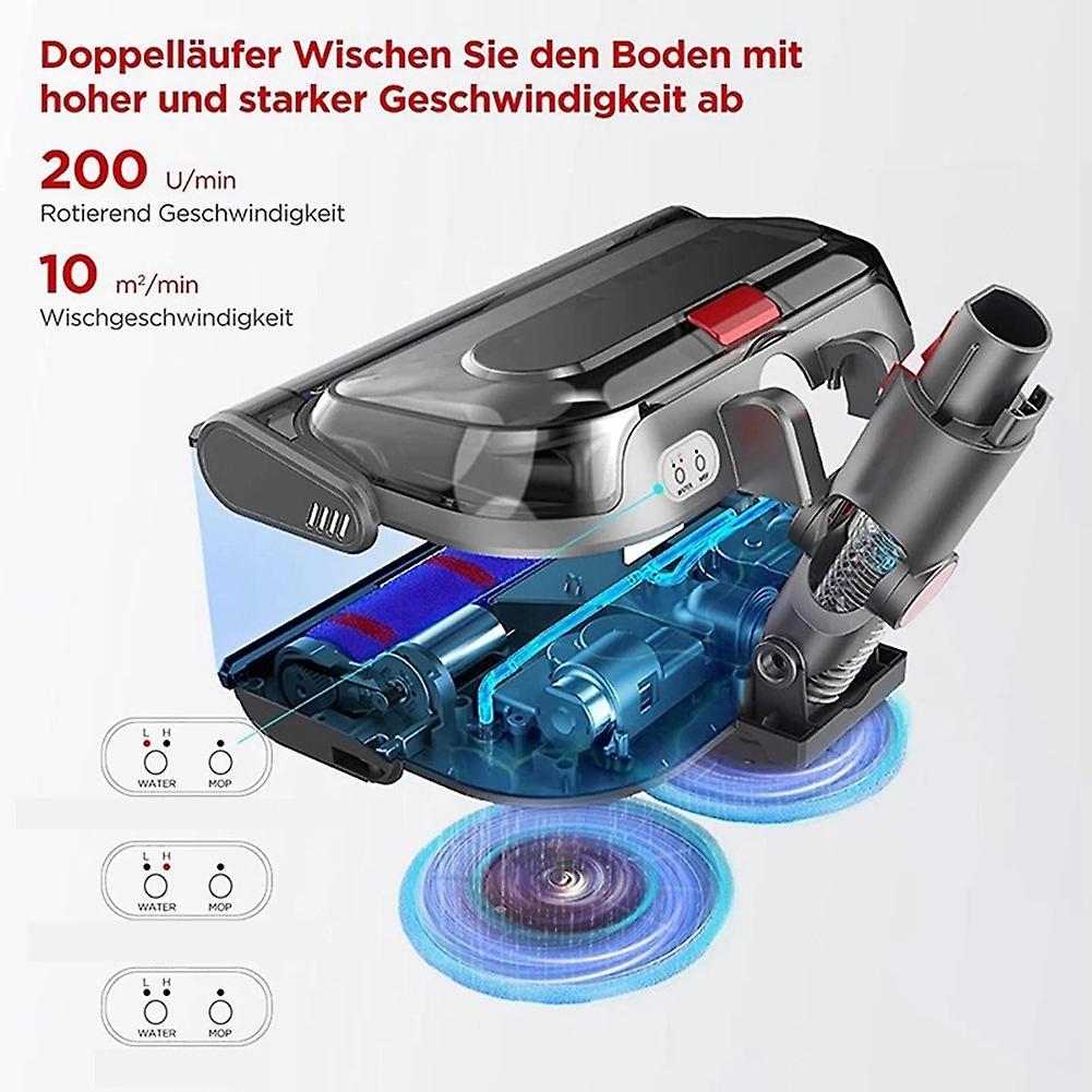 Attachment Mop Suction Electric Mop with Lock and Mop for Dyson V15