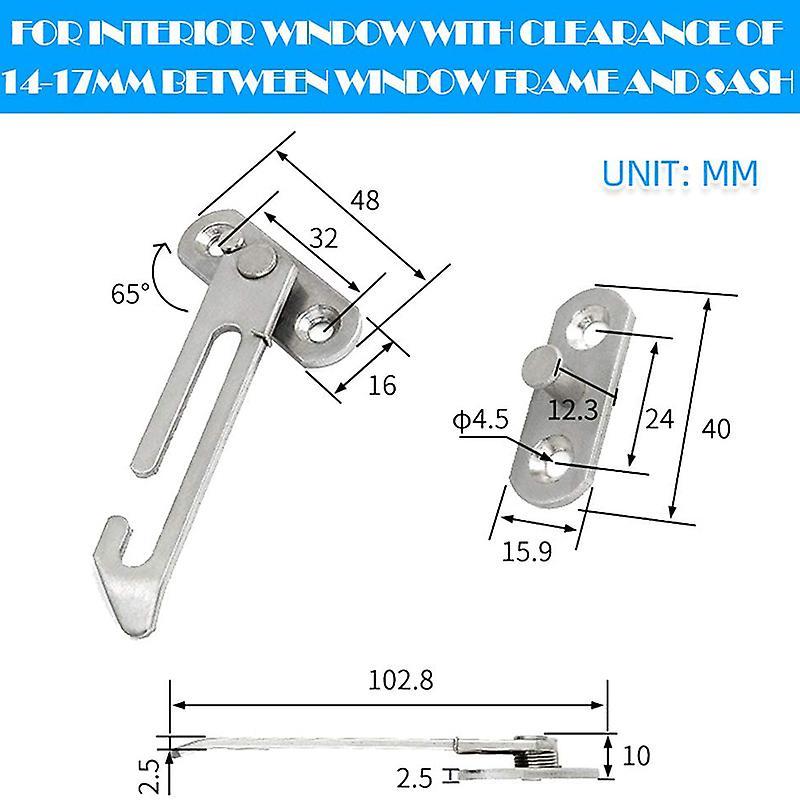 Window Restrictors Locks Window Restrictor Hooks Window Limit Locks