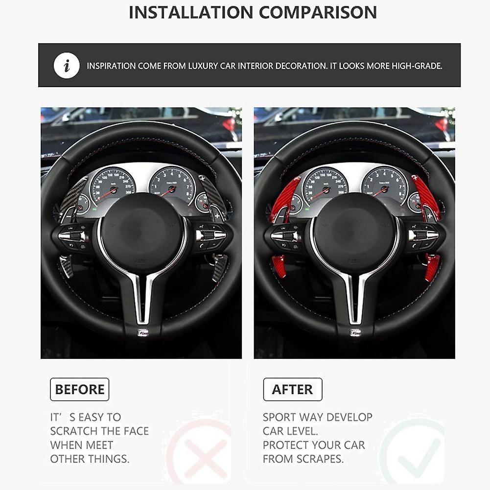 For -bmw 2 3 4 5 6 Series F82 Car Steering Wheel Paddle Shifter Cover