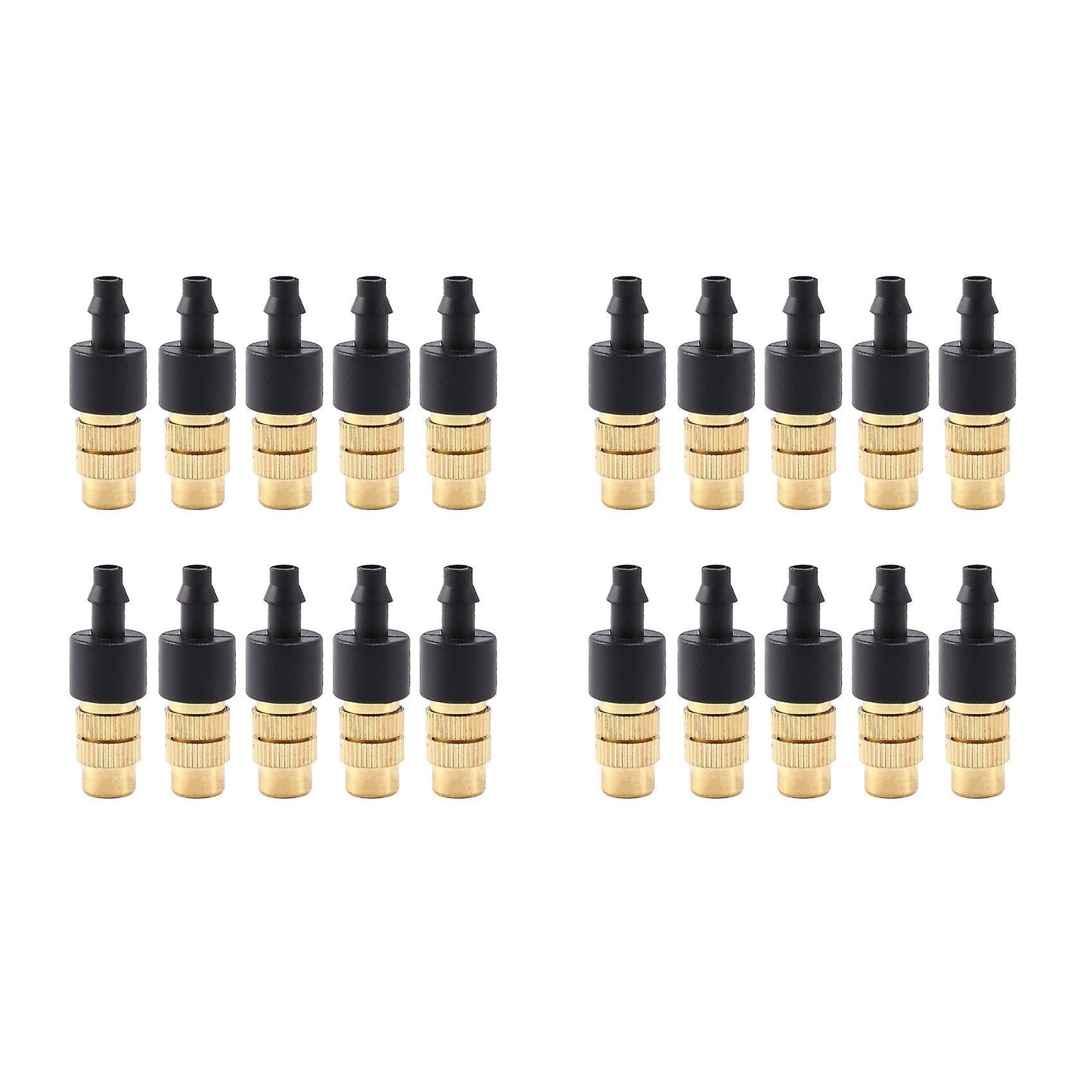20 Pcs Adjustable Misting Nozzle for Gardening Sprinkler Sprayer
