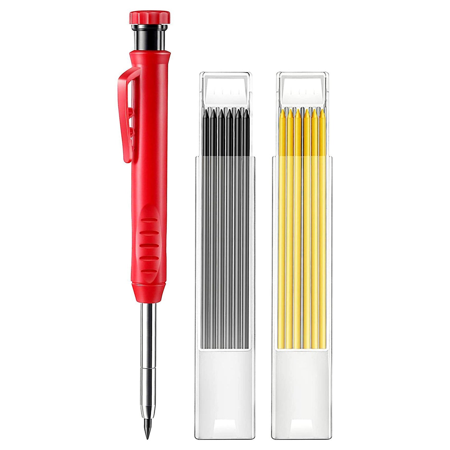 Solid Carpenter Pencil Set for Construction, Wood Marker Marking Tool