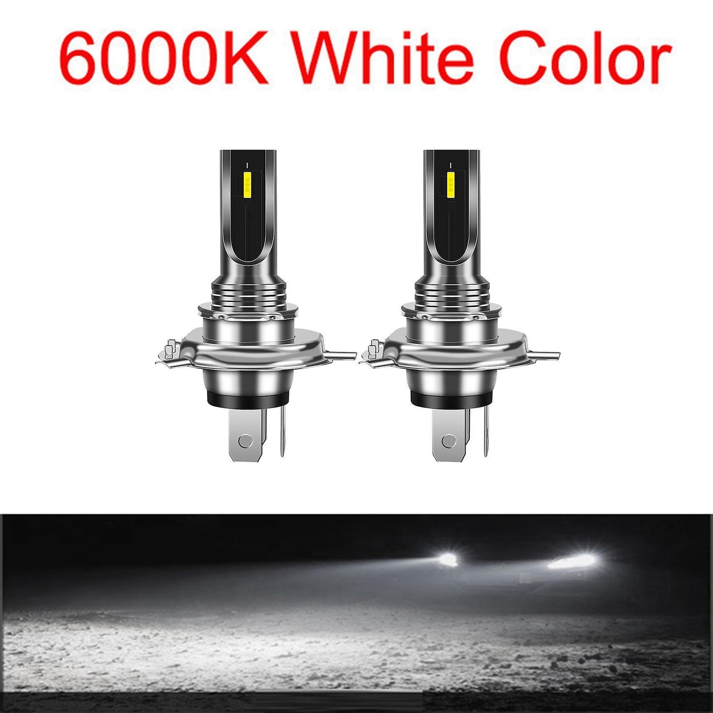 Fog Lamp 16000lm 6smd Bulbs 3000k Yellow Light Auto Turn Signals