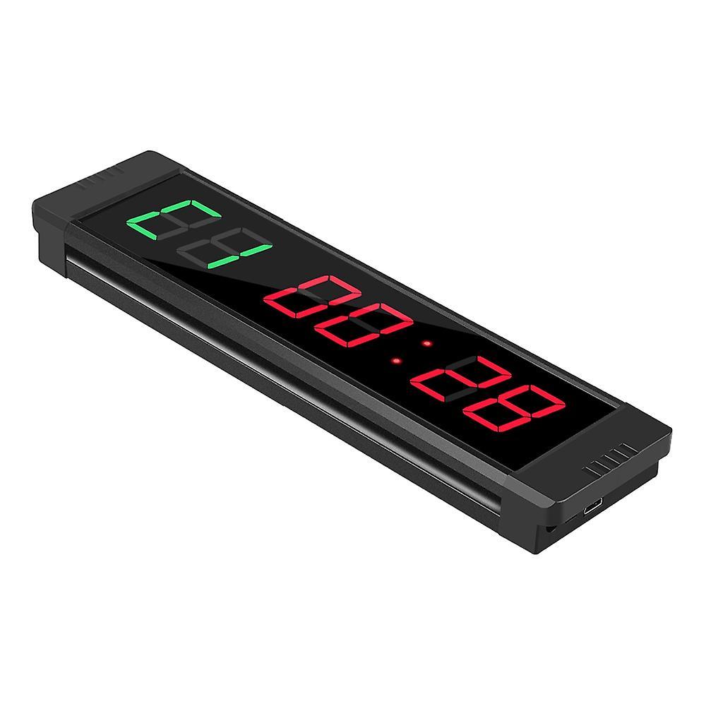 Programmable Led Interval Timer Clock Stopwatch for Gym Eu Plug