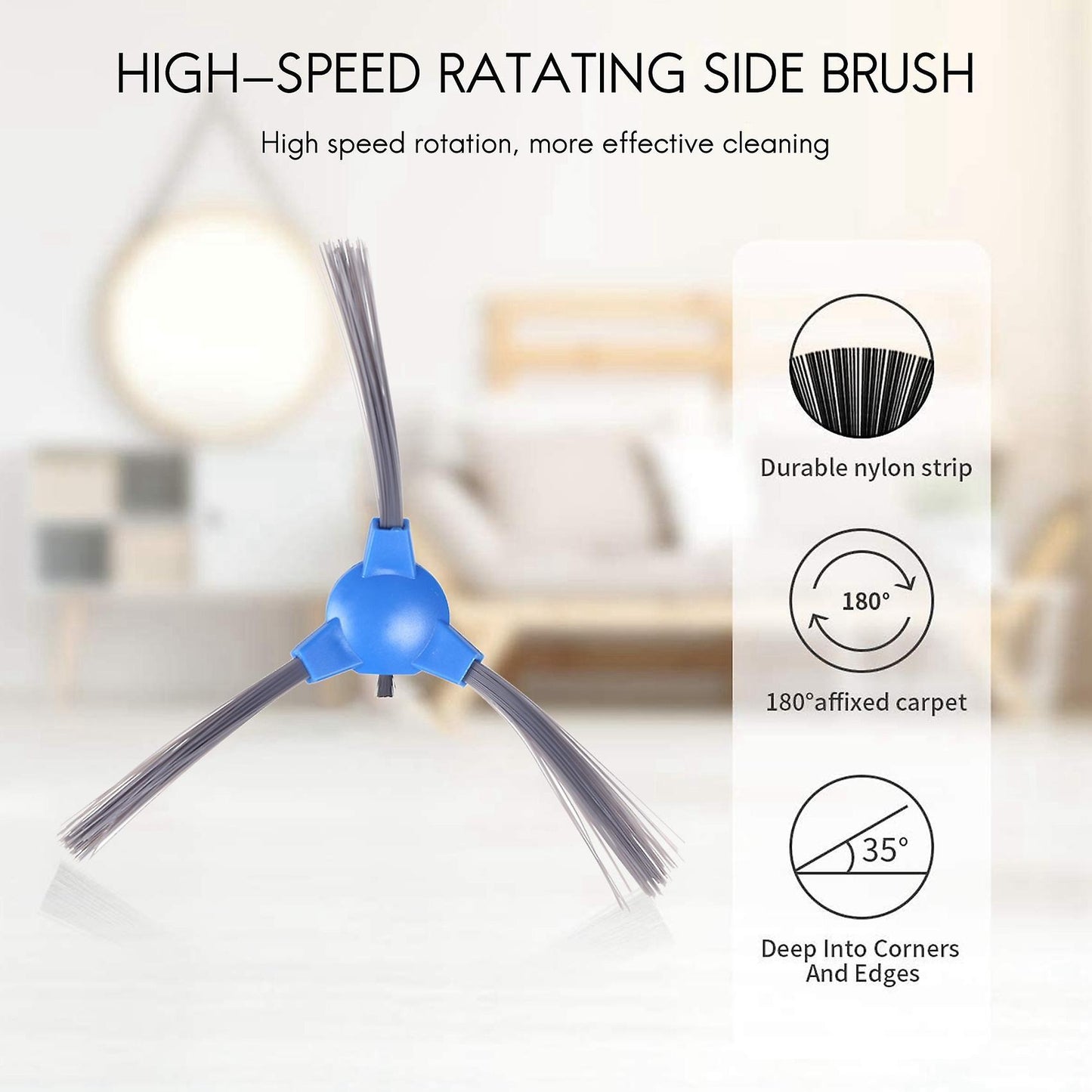 Compatible Eufy Robovac 11s, Robovac 30, 16 Side Brush