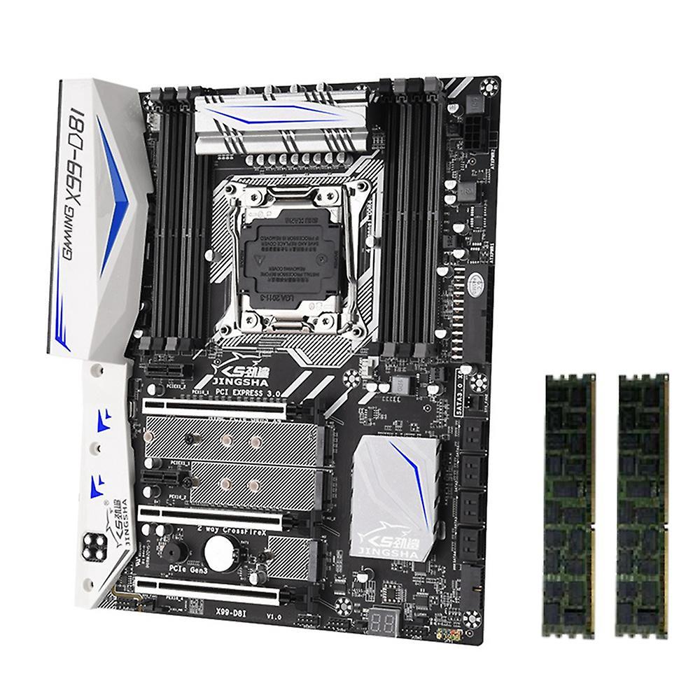 Jingsha X99-d8i Motherboard with 2xddr4 Ecc 4g 2133mhz Ram Lga2011-3