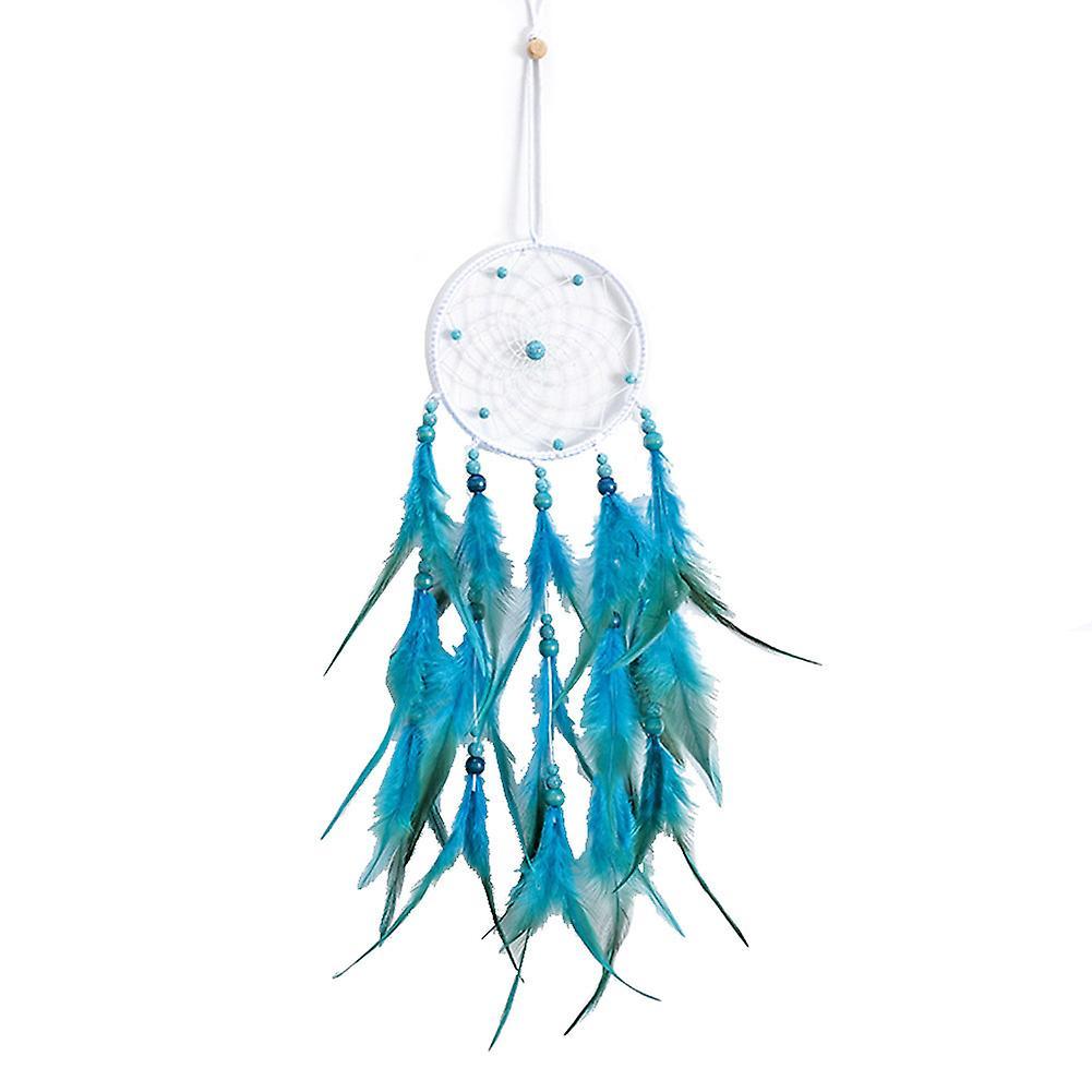 Blue Dream Catchers,handmade Feather for Kids Bedroom,car Interior