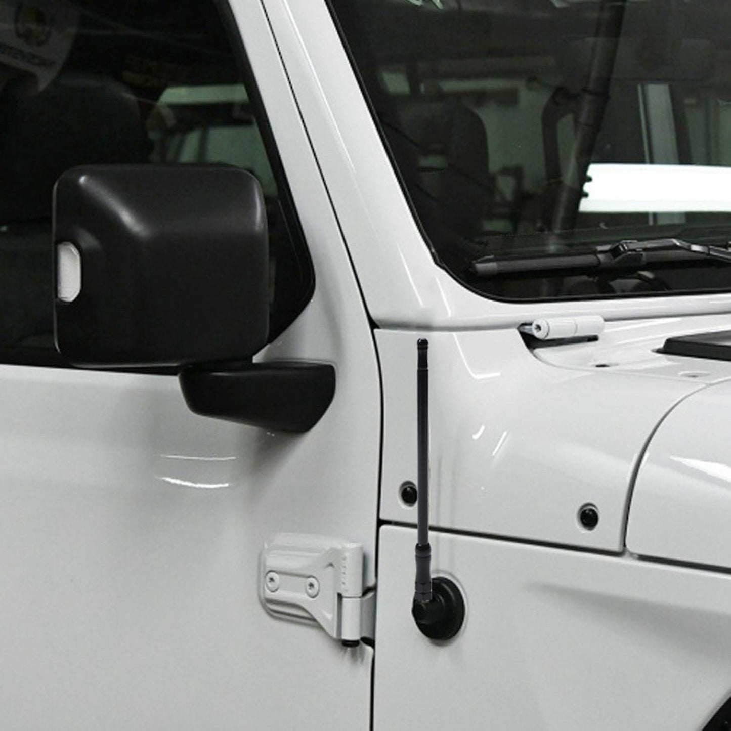 6.7 Inch Reflex Antenna Designed for Jeep Wrangler Black