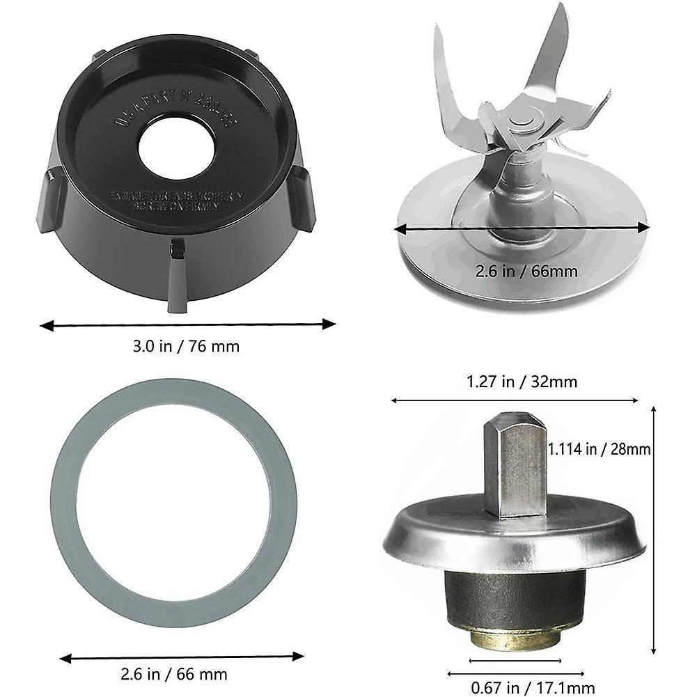 Replacement Parts Blender Blade Compatible for Oster, 6 Point
