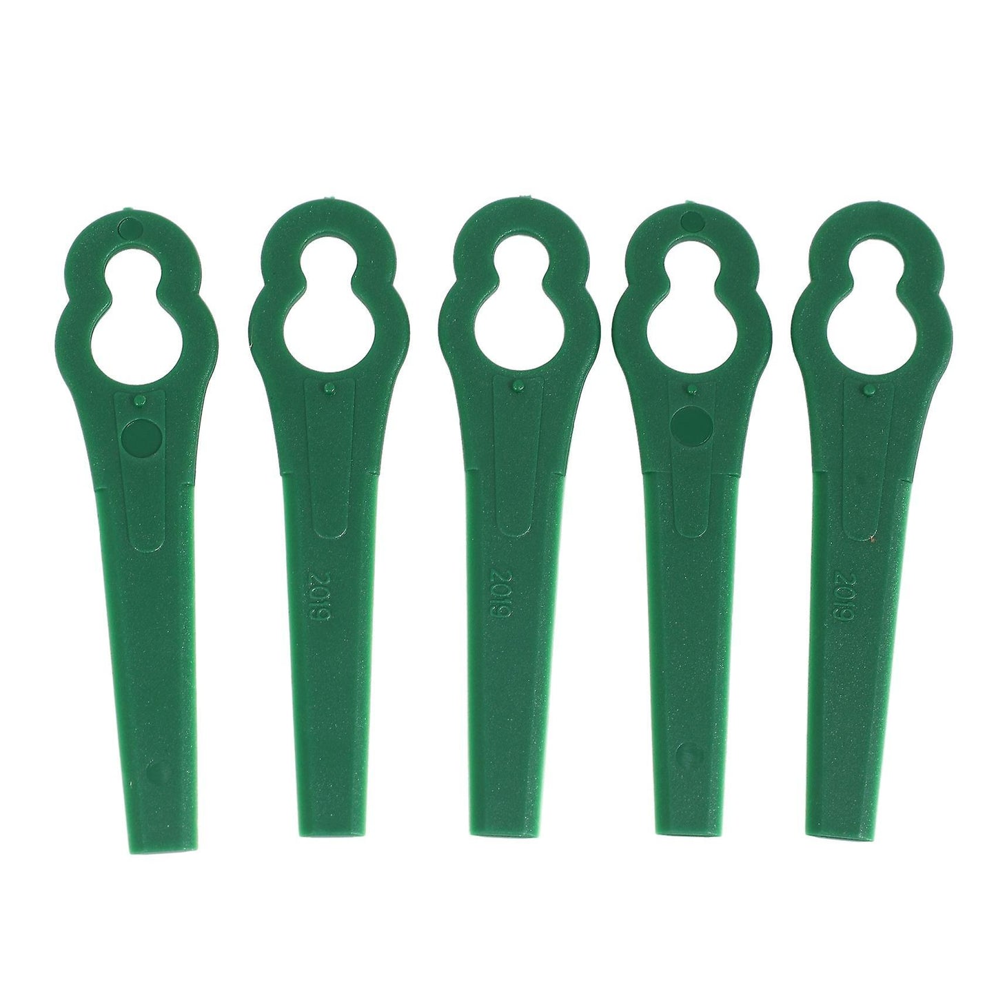 100 Plastic Lawnmower Trimmer Blade Green for Bosch Art23 Accutrim