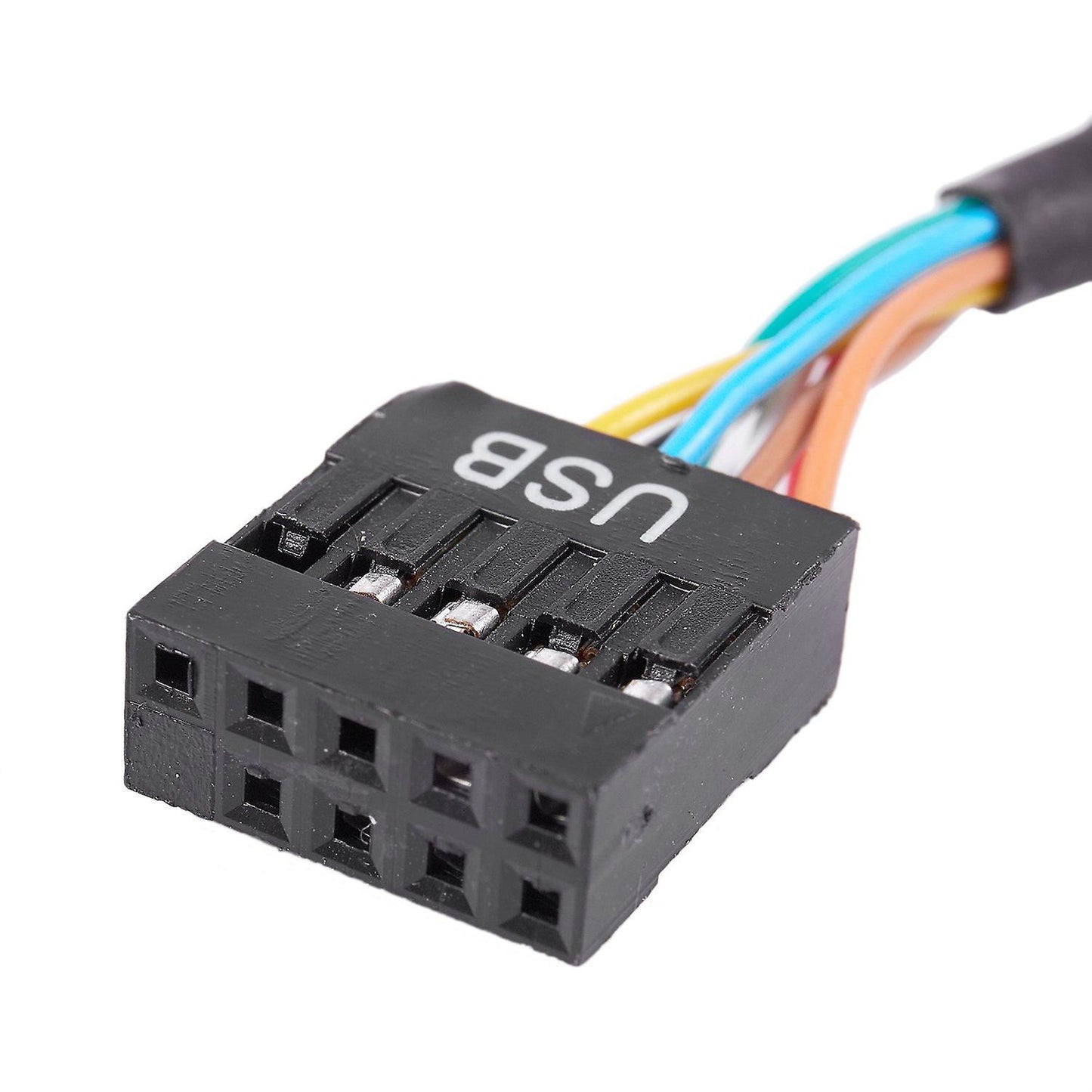 Black 19 Pin Usb 3.0 Female to 9 Pin Usb2.0 Male Cable Converter