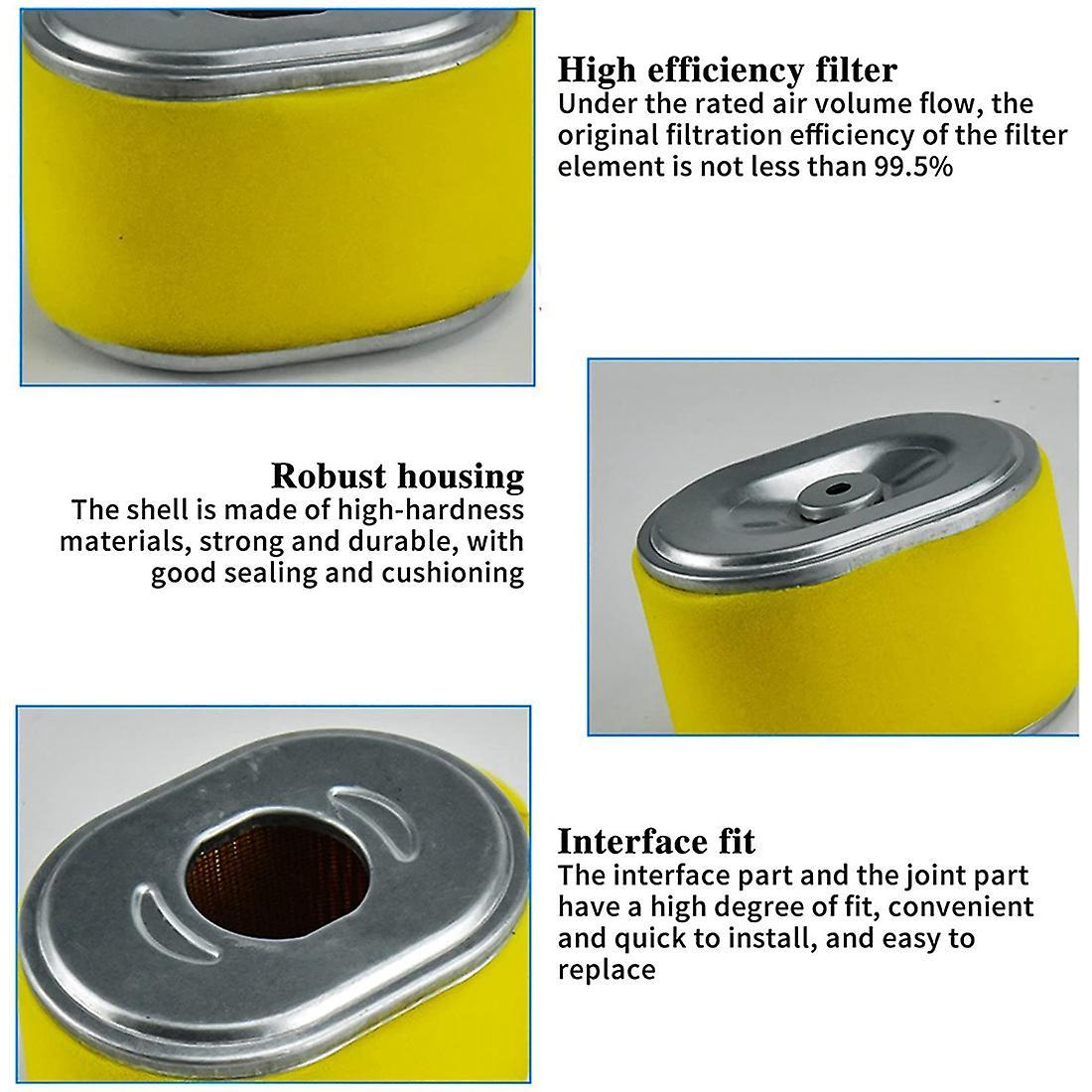 2 Pcs 17210-ze1-505 Air Filter,replace for Honda Gx160 Gx200