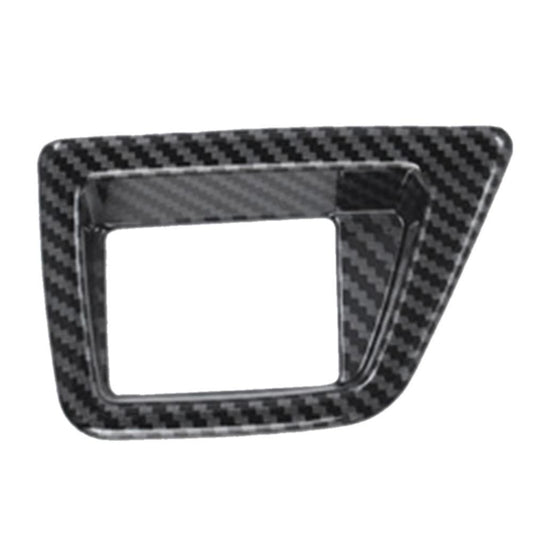 Carbon Fiber Car Headlight Adjustment Switch Cover Sticker Decoration