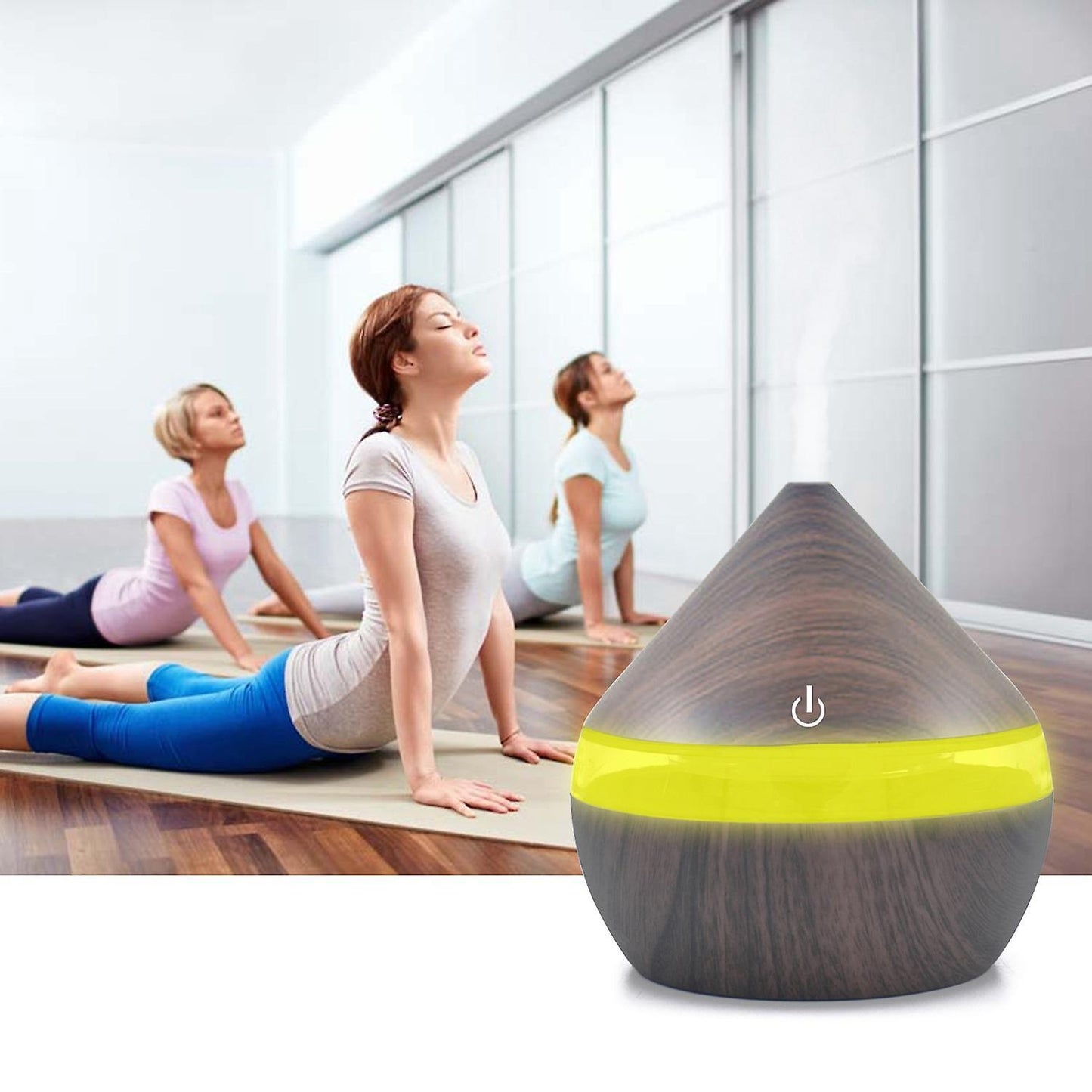 Cool Mist Humidifier 300ml Usb Air Humidifier, Light Wood Grain