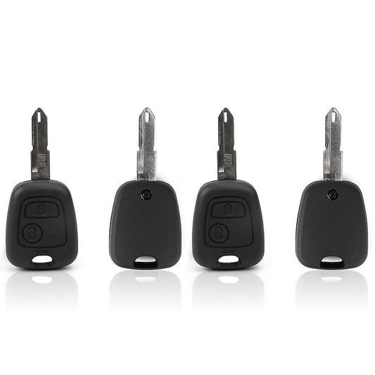 2x Key Shell Transit for Peugeot 2 Button Remote Controll Key 106 107