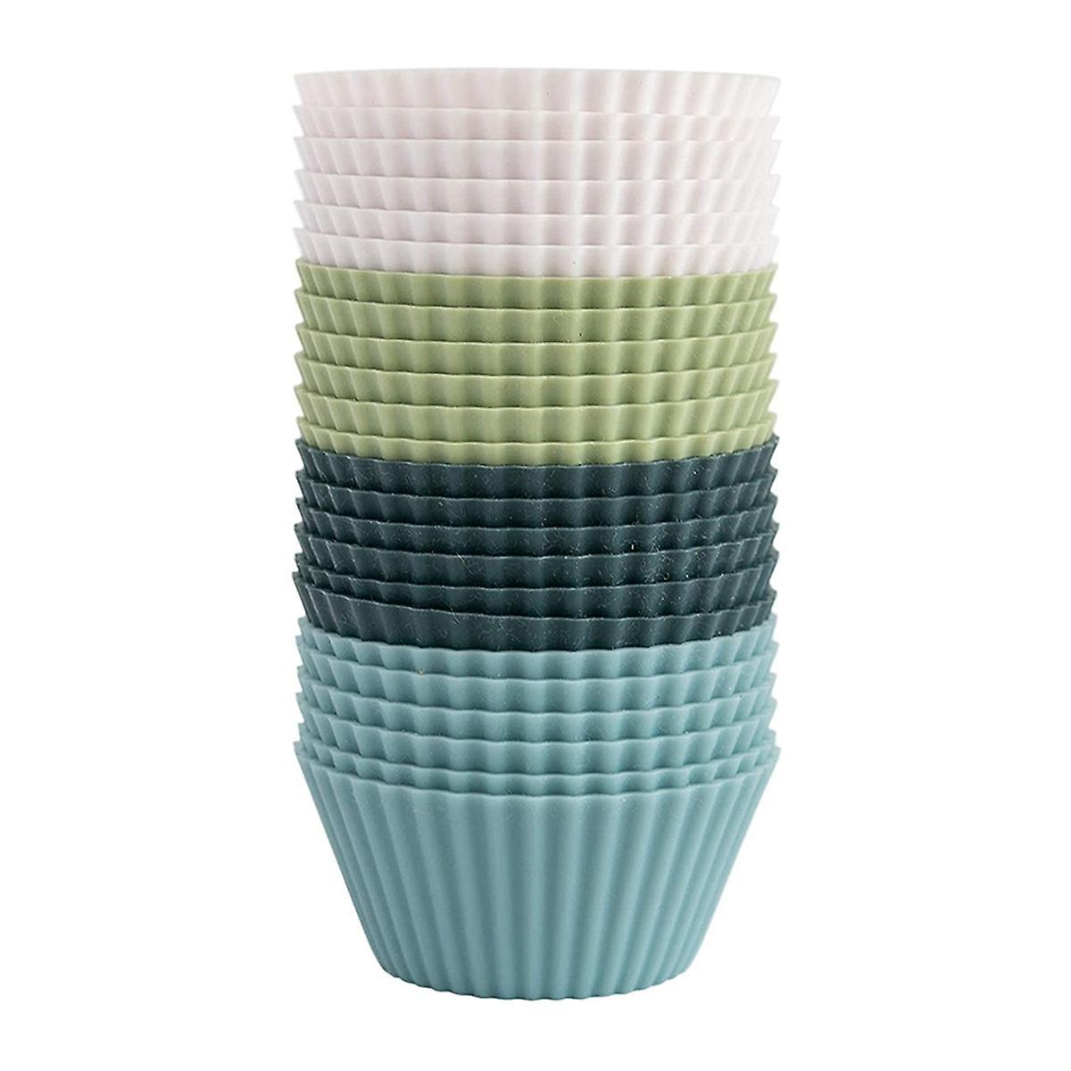 Silicone Cupcake Baking Cups 24 Pack Silicone Baking Cups