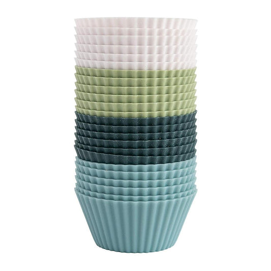Silicone Cupcake Baking Cups 24 Pack Silicone Baking Cups