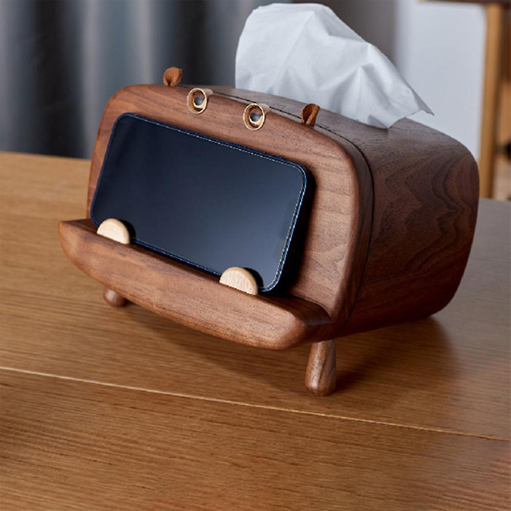 Solid Wood Hippo Tissue Box Living Room Light Luxury Pumping Box