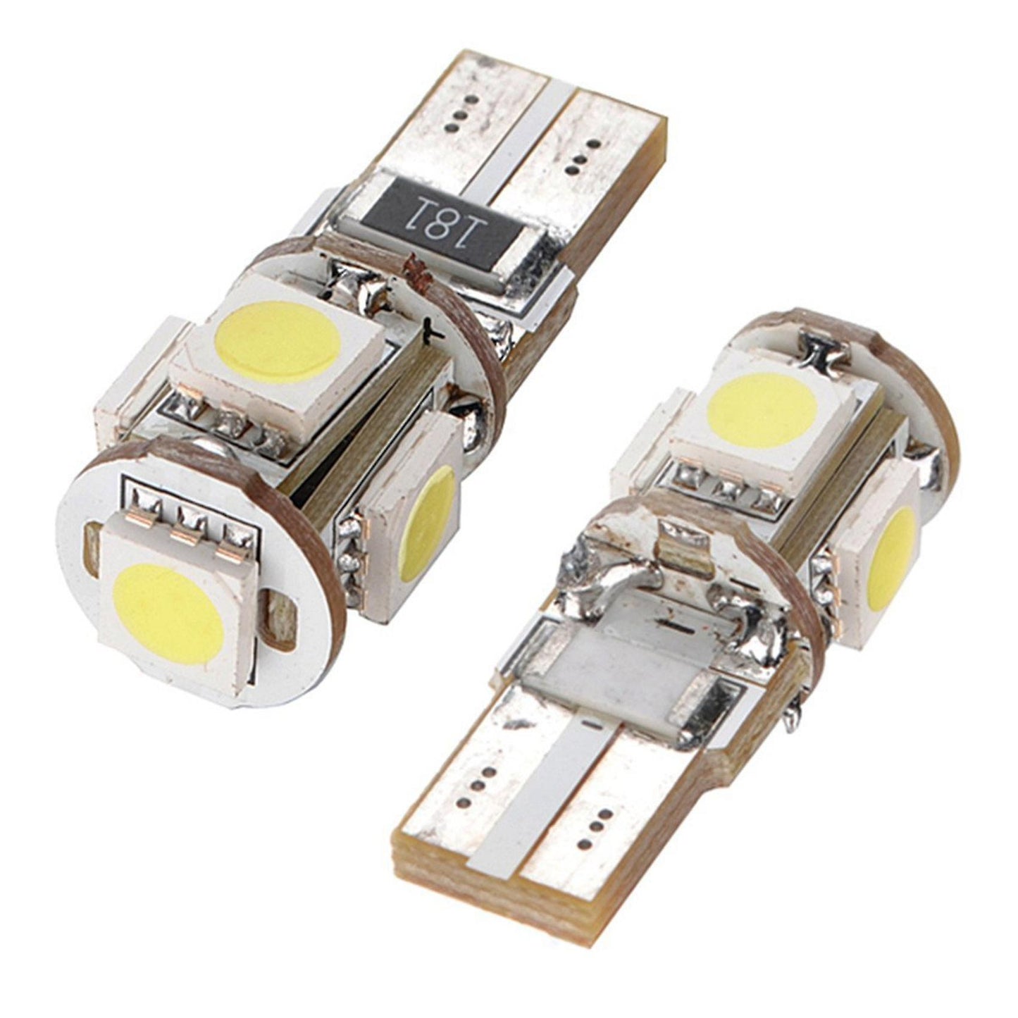 4 Stk. Canbus T10 194 168 5050 W5w Led 5 Smd Auto Ruecklicht Weiss