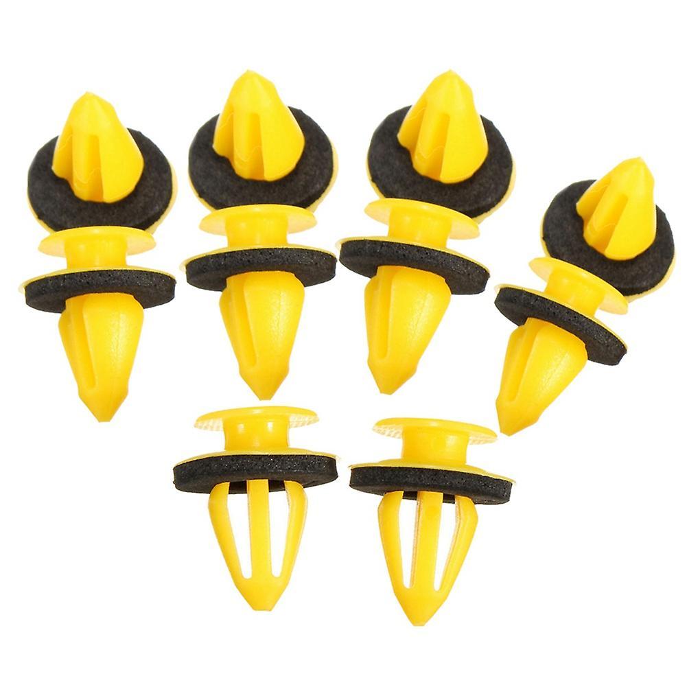 10x Windscreen Side A Pillar Yellow Fastener Trim for Land Rover