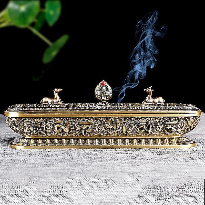 Tibet Incense Burner Antique Handmade Incense Stick Holder Crafts 3