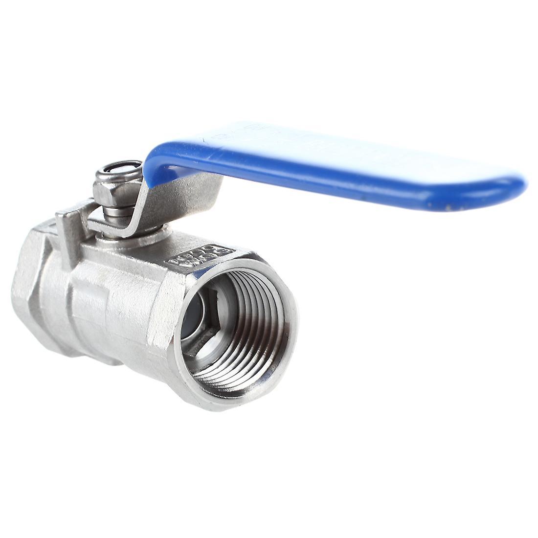 1/2" Lever Female/female Ball Valves Long Handle 316 Stainless Steel Wog1000