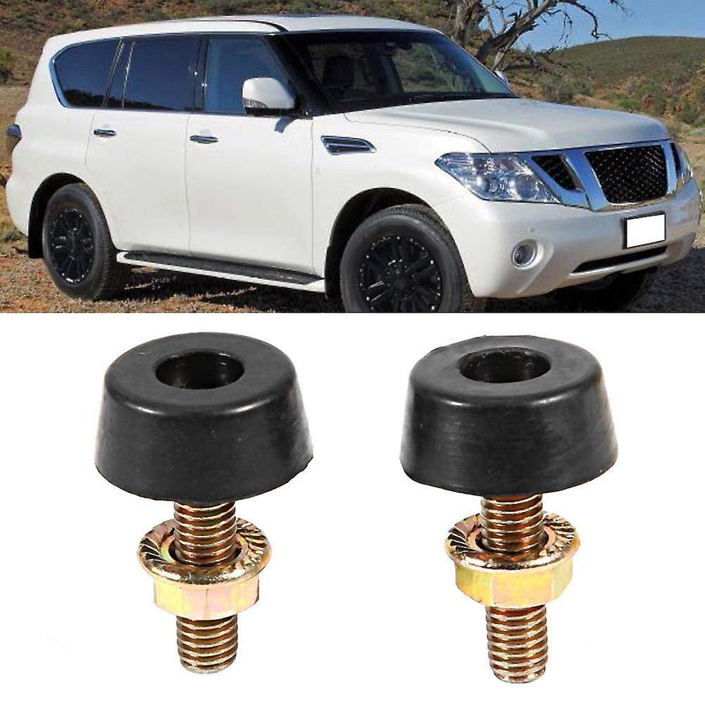1 Pair Engine Bonnets Bonnet Adjuster Bump Stop Fit for Nissan Patrol