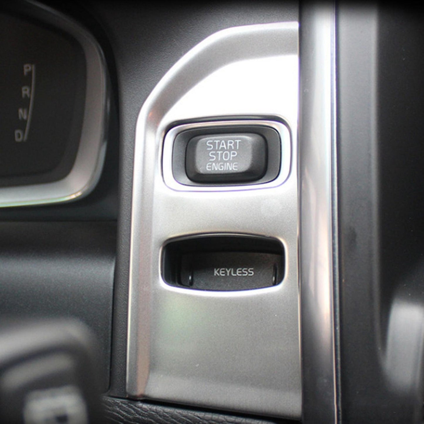Car Styling Ignition Device Key Hole Frame Keyhole Decorative Cover