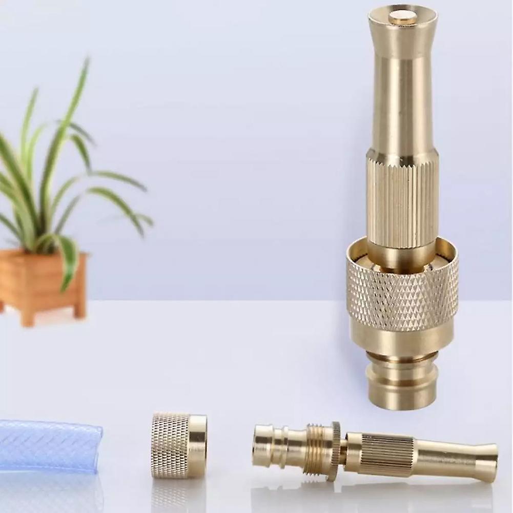Car Wash Adjustable Straight Handle Hose Nozzle Garden Tool