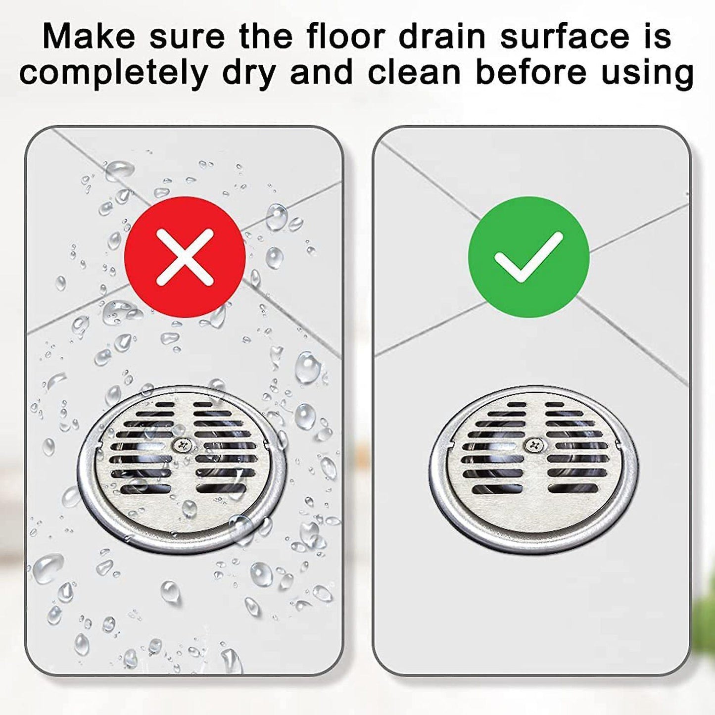Disposable Shower Drain Hair Catcher for Showers & Bathtubs Stickers