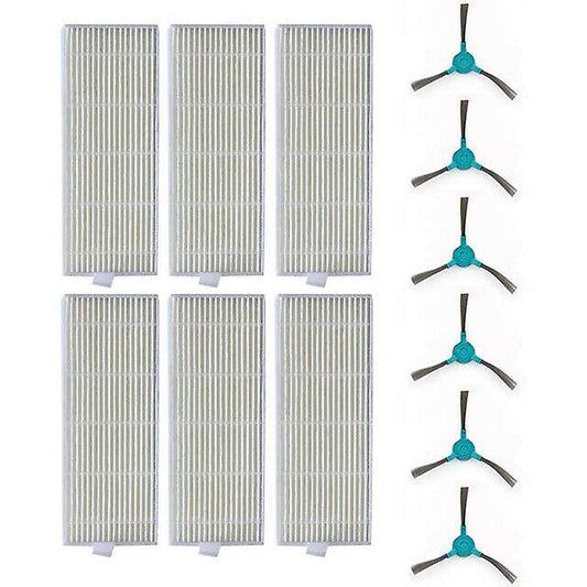Replacement Side Brushes Filters for Conga 1290 1390 Vacuum Cleaner
