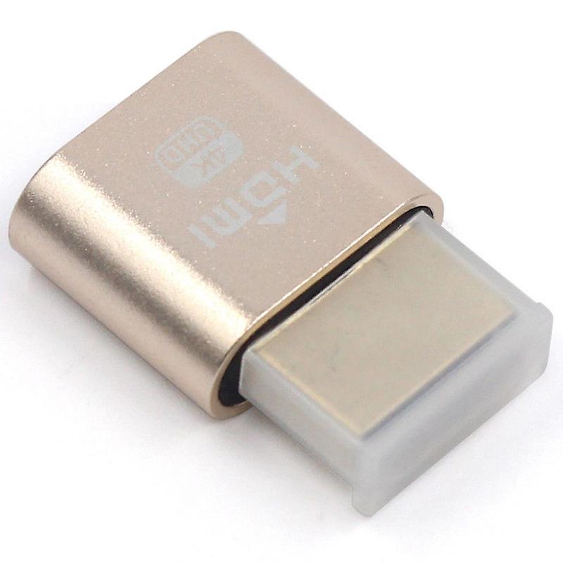 Vga Virtual Display Adapter Male Dummy Plug Edid Lock Plate