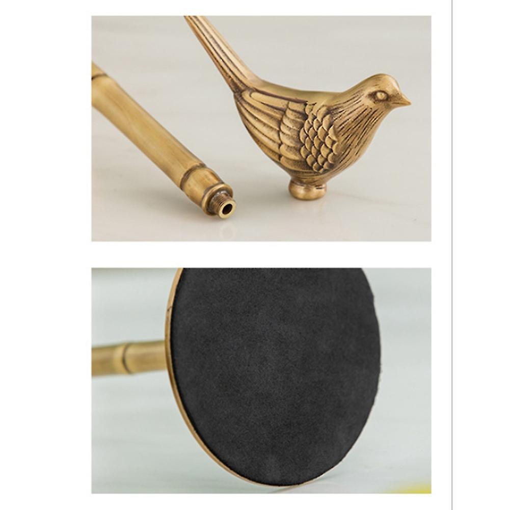 Vintage Brass Bird Tissue Holder Kitchen Roll Paper Storage C