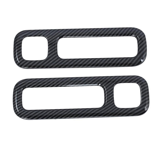 Car Accessories Carbon Fiber Abs Car Rear Reading Light Cover Trim
