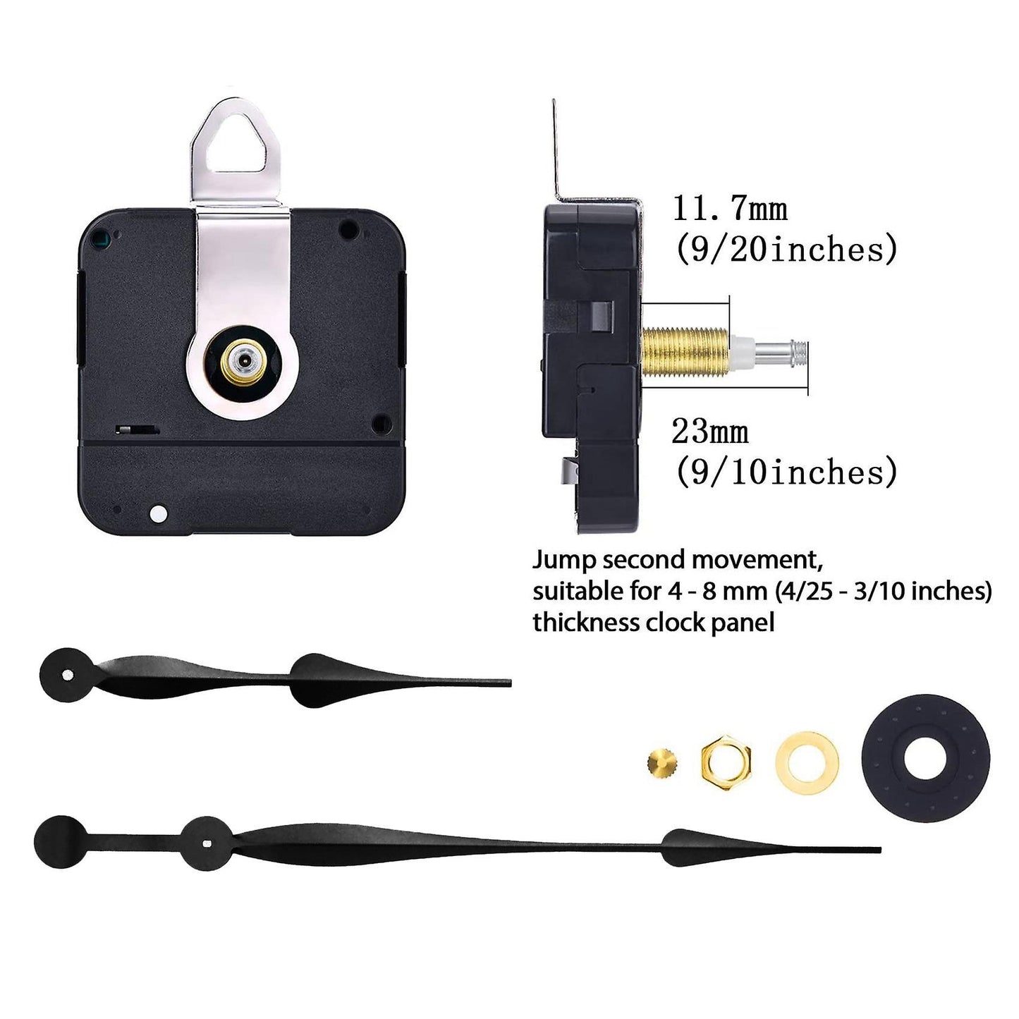 23mm Quartz Clock Movement Mechanism for Diy Clock Repair Parts B