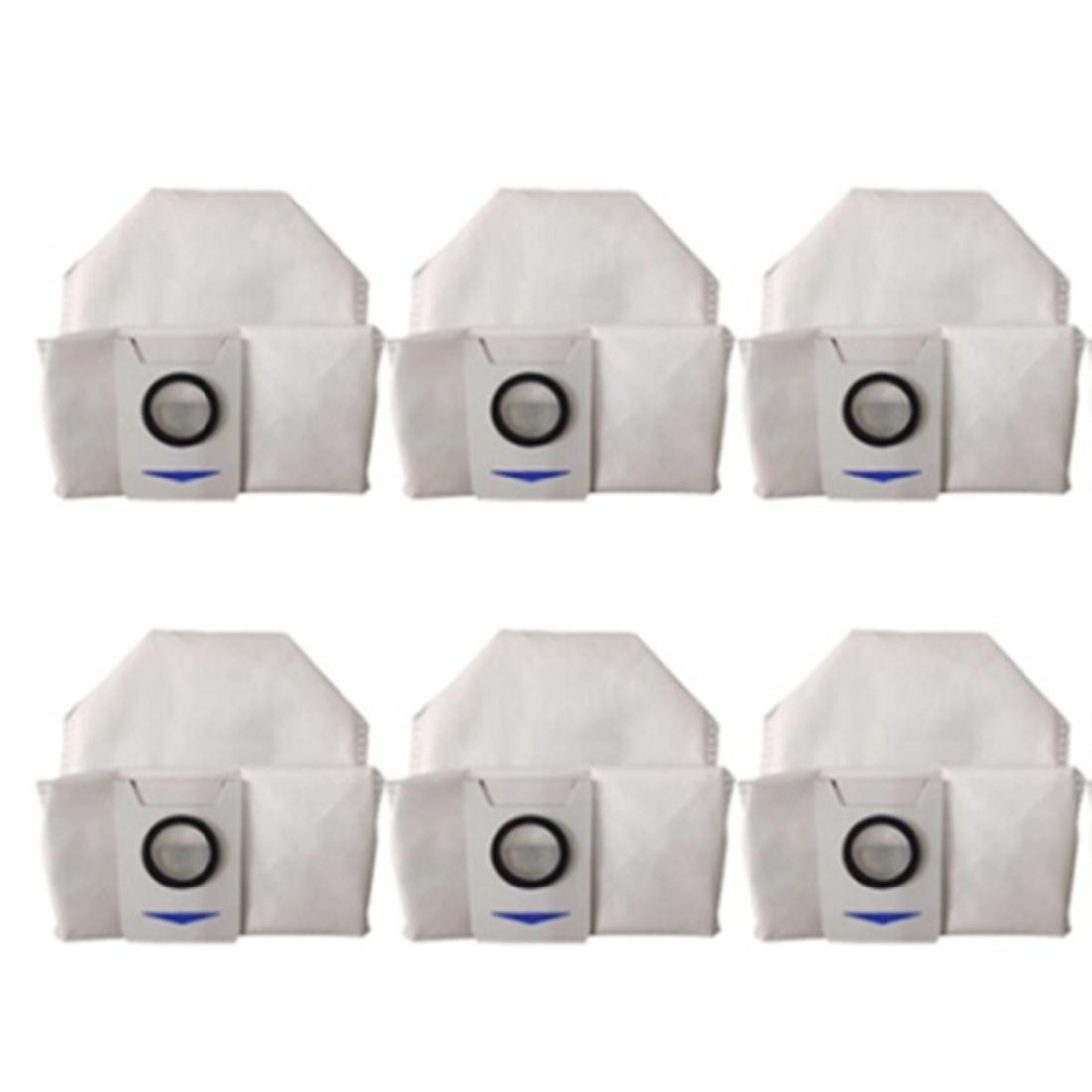 6pcs for Ecovacs Deebot X1 Omni Turbo Robot Vacuum Cleaner Dust Bags