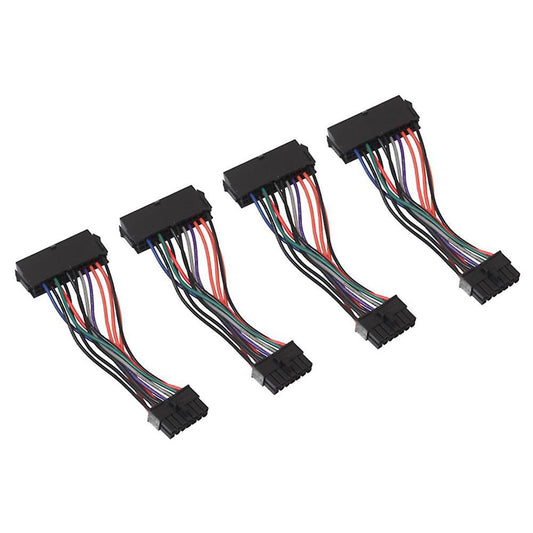 4pcs 24pin to 14pin Atx Power Cable for Ibm Lenovo Pcs and Servers