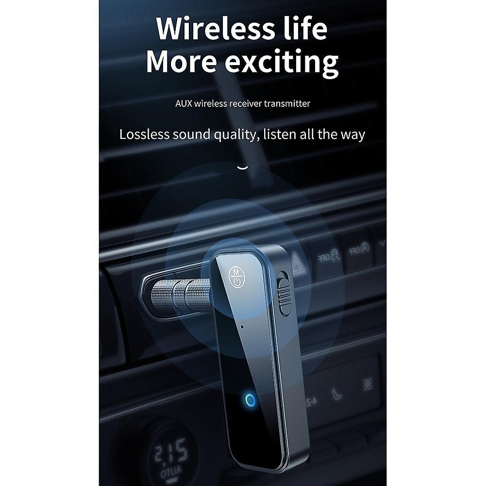 Bluetooth 5.0 Receiver Transmitter 2 In 1 Wireless Adapter 3.5mm Jack
