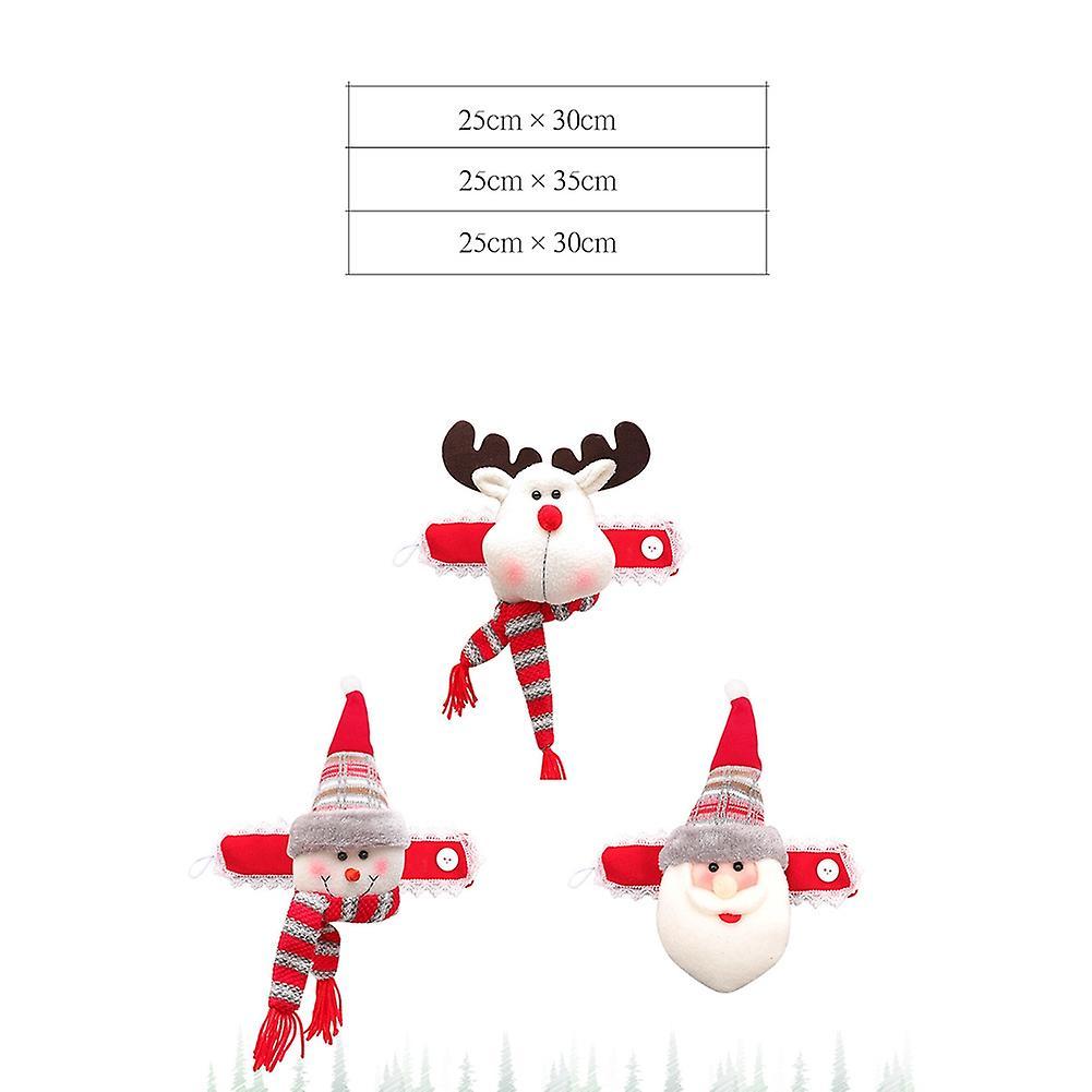 Christmas Window Curtain Tiebacks Decorations Cute Elf Doll Hook, B